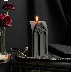 Gothic church candle